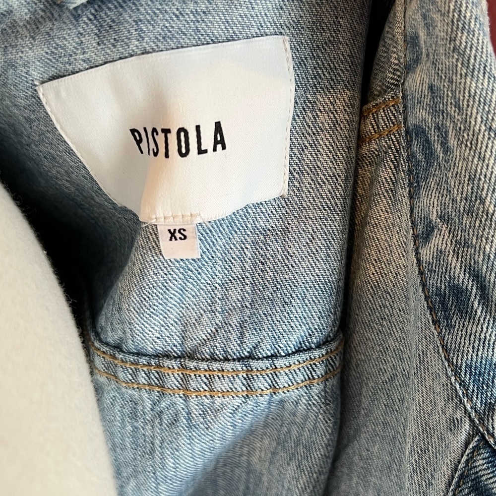 Pistola naya studded jean jacket sz XS NWT - Picture 6 of 8
